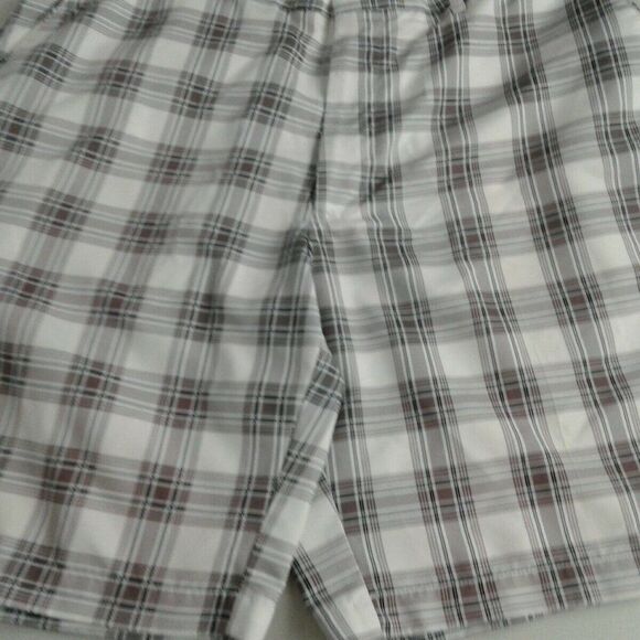 Savanne white& ‎ Tan Striped Casual Shorts sz - Picture 5 of 7